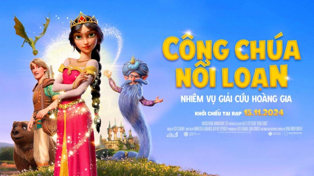 Hoạt hình CÔNG CHÚA NỔI LOẠN: NHIỆM VỤ GIẢI CỨU HOÀNG GIA | Đang Chiếu Tại Rạp
